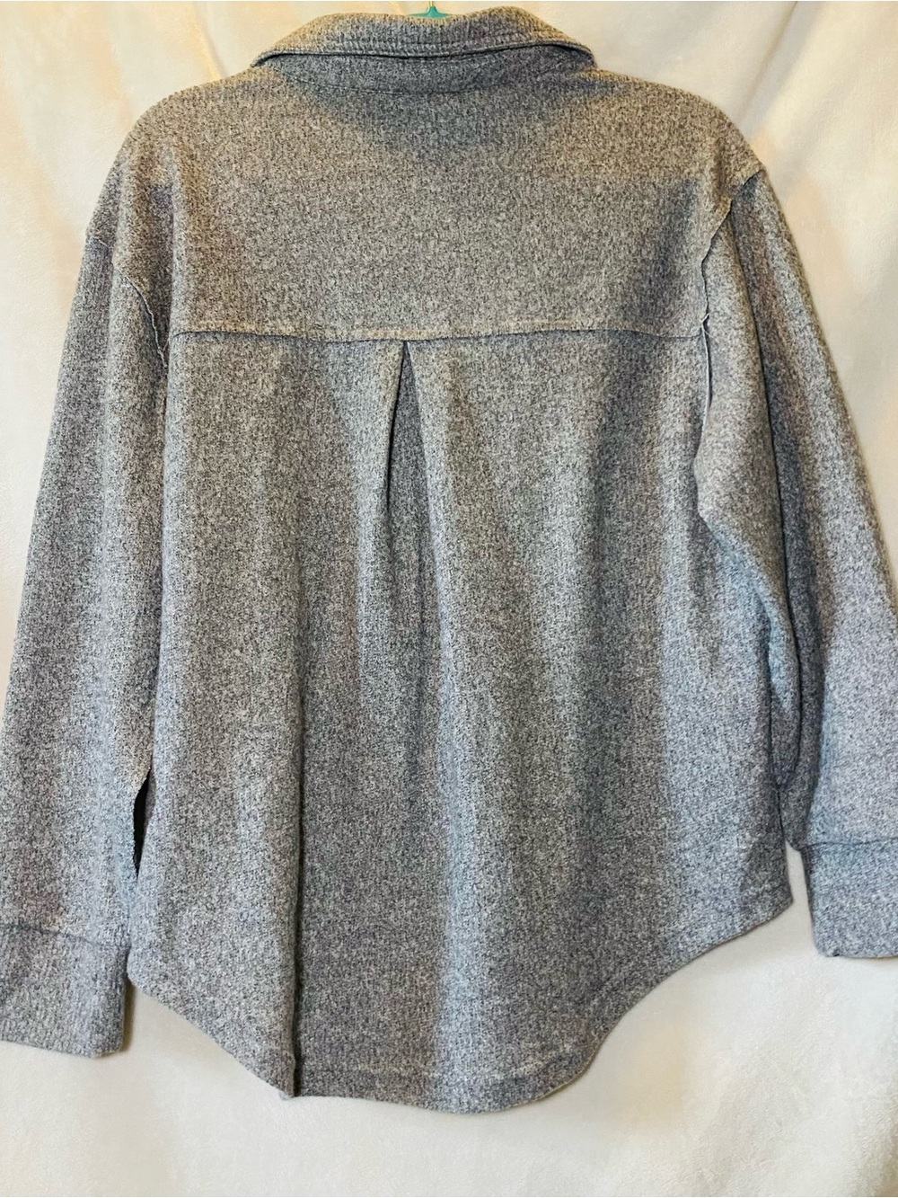 Oregon State Gray Button-Up Shacket - Picture 5 of 6